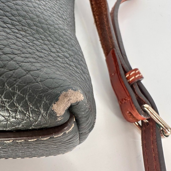 Dooney & Bourke Navy Leather Crossbody Bag - Picture 10 of 15